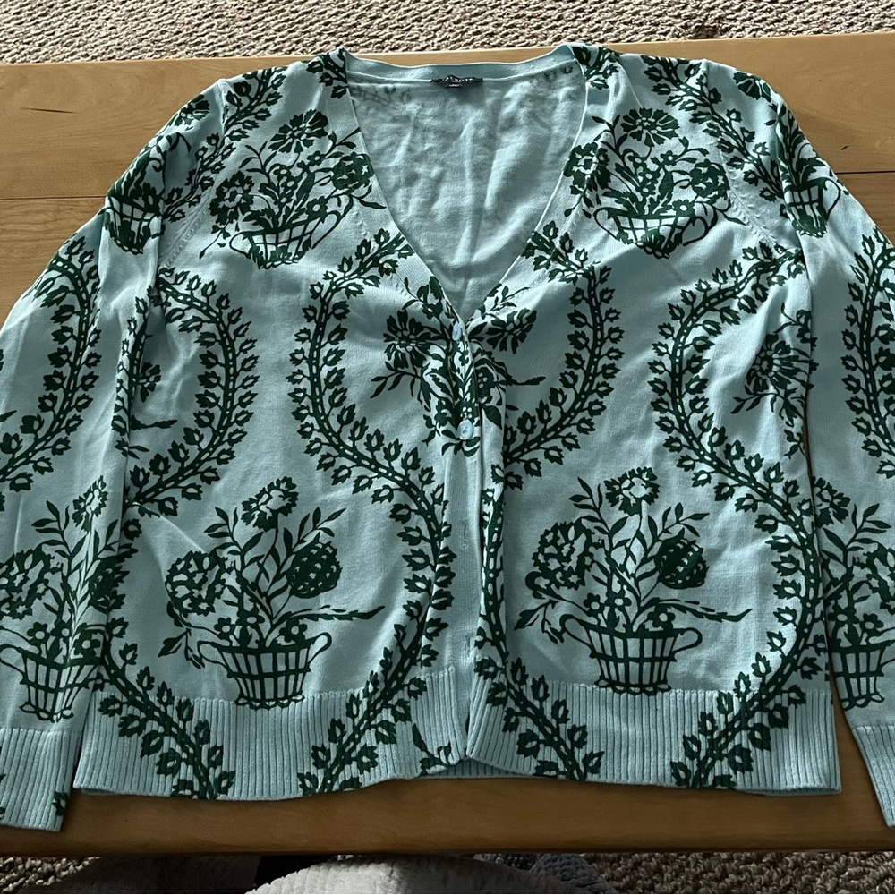 Women’s Petite L Floral Cardigan